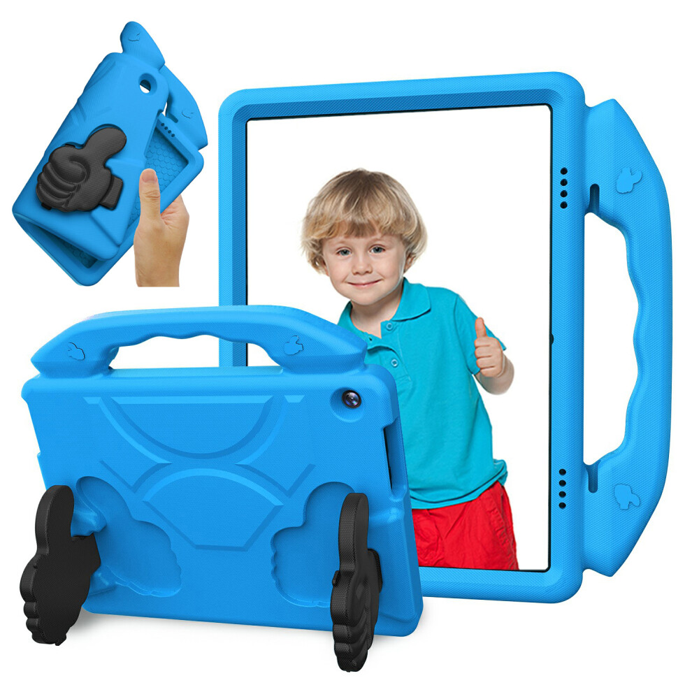 (Blue) For Lenovo Tab M10 Tb-X605f / Tb-X505 Case Ultra-Soft Eva Thumb Kickstand Tablet Cover Blue 6914284828547