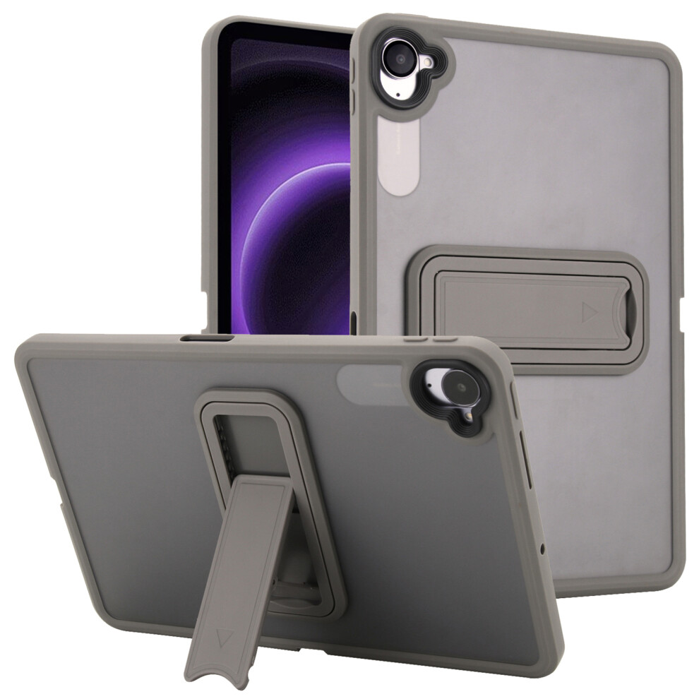 (Grey) For Xiaomi Pad Mini / Redmi K Pad Case With Kickstand Tpu + Pc Skin-Touch Tablet Cover Grey 6914288254489