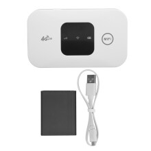 Bärbar 4G-router, höghastighetsinternetåtkomst för flera enheter, smart lokalt nätverksval, lång standbytid, kompakt och smal design