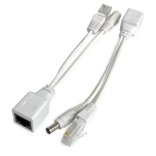 Κιτ διαχωριστή PoE μέσω Ethernet, παθητικός εγχυτήρας PoE για μετατροπή συσκευών εκτός
