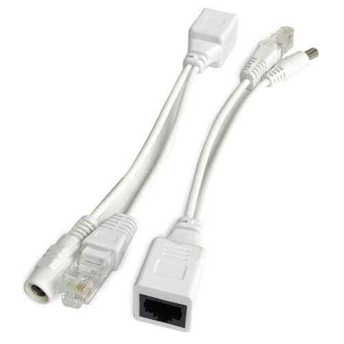 Κιτ διαχωριστή PoE μέσω Ethernet, παθητικός εγχυτήρας PoE για μετατροπή συσκευών εκτός 2