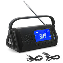 Herramienta revolucionaria para la preparación ante emergencias, radio de emergencia con canales AM, FM y WB, ofrece múltiples fuentes de