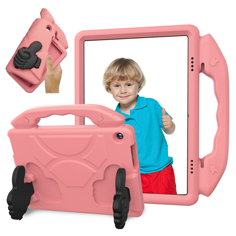 (Deep ) For Lenovo Tab M10 Tb-X605f / Tb-X505 Case Ultra-Soft Eva Thumb Kickstand Tablet Cover Pink 6914282863908