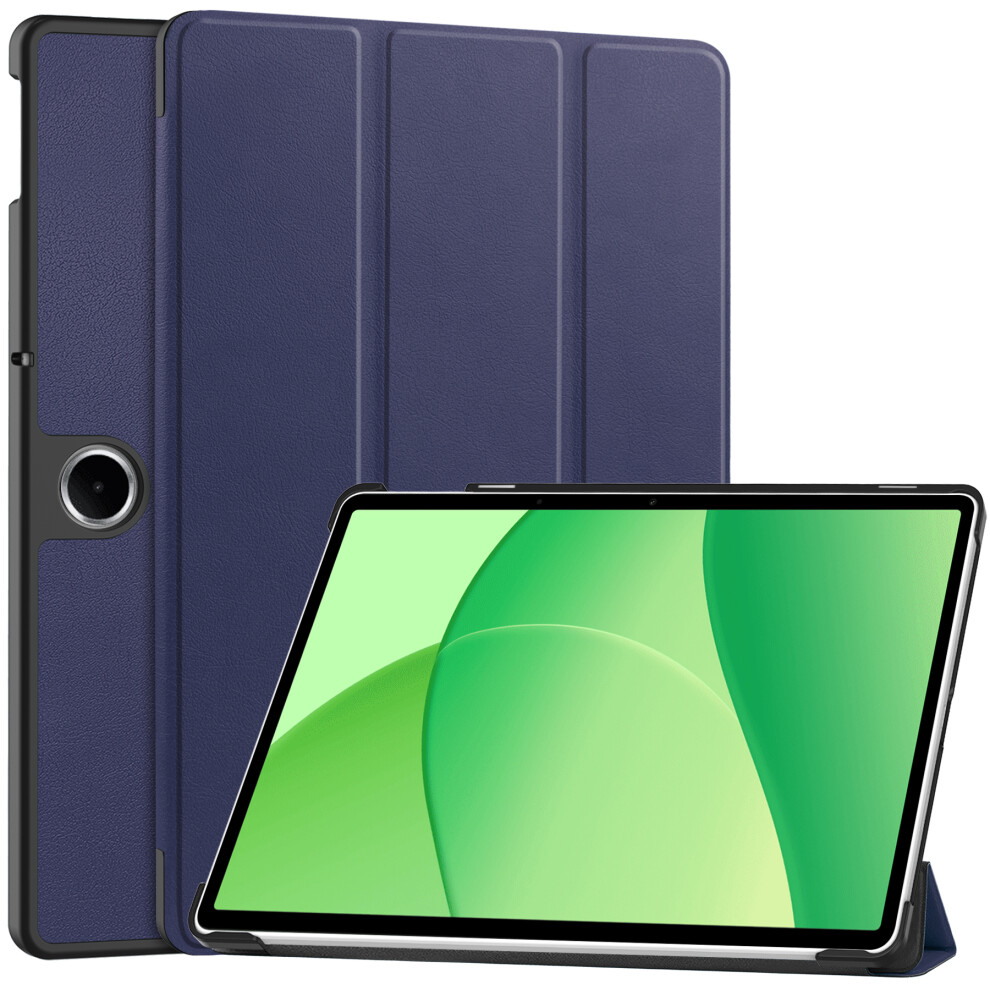 (Blue) For Oppo Pad Se / Oneplus Pad Lite Case Anti-Drop Leather Stand Tablet Cover Blue 6914286151827