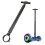 Balancing Scooter Handlebar Accessory for Electric Hoverboard, Adjustable Handle with Stable Performance Engineering, Telescopic Design for Universal 4