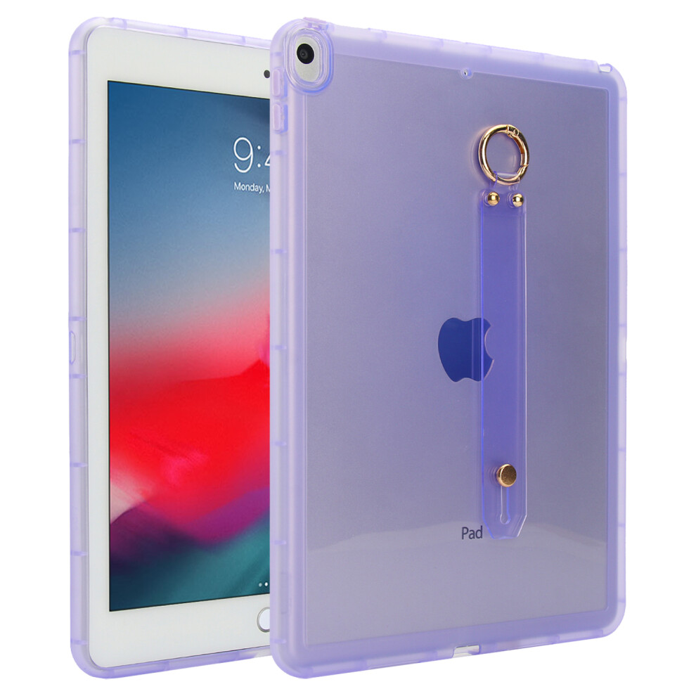 (Purple) For Ipad Air 10.5 Inch (2019) Case Shockproof Tpu Tablet Cover With Wristband Purple 6914283910014