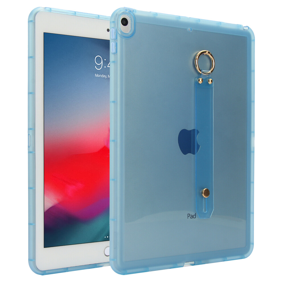 (Blue) For Ipad Air 10.5 Inch (2019) Case Shockproof Tpu Tablet Cover With Wristband Blue 6914280270951