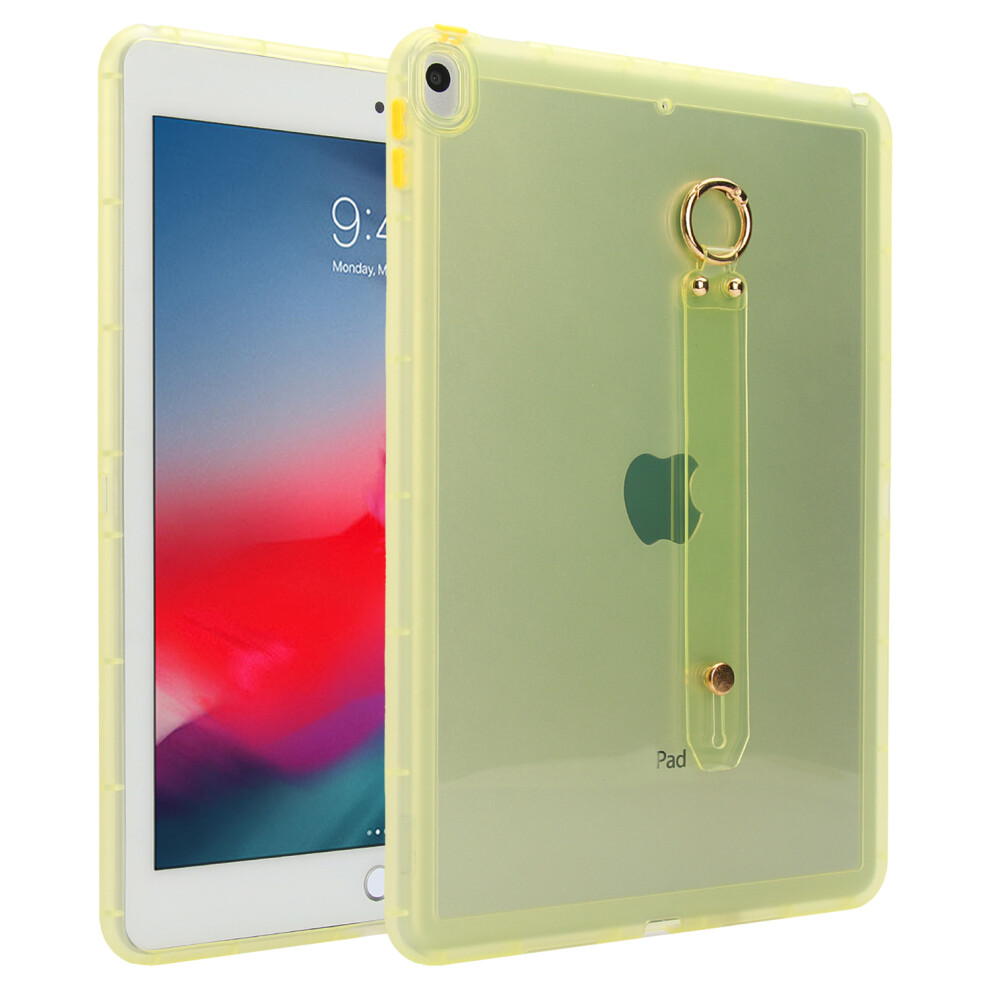 (Yellow) For Ipad Air 10.5 Inch (2019) Case Shockproof Tpu Tablet Cover With Wristband Yellow 6914288634755