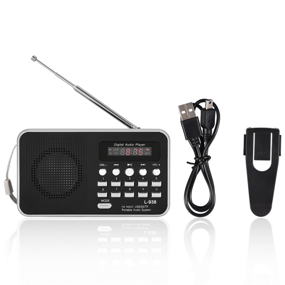Portable Am Fm Radio, Digital Media Player With Rechargeable Lithium Battery For Your On-The-Go Entertainment Needs 9416038530661