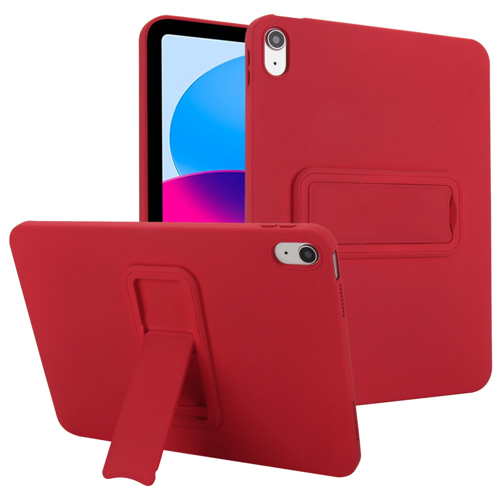 (Red) For Ipad (2025) / 10.9 (2022) Case Tpu + Pc Skin-Friendly Kickstand Tablet Cover Red 6914280543550