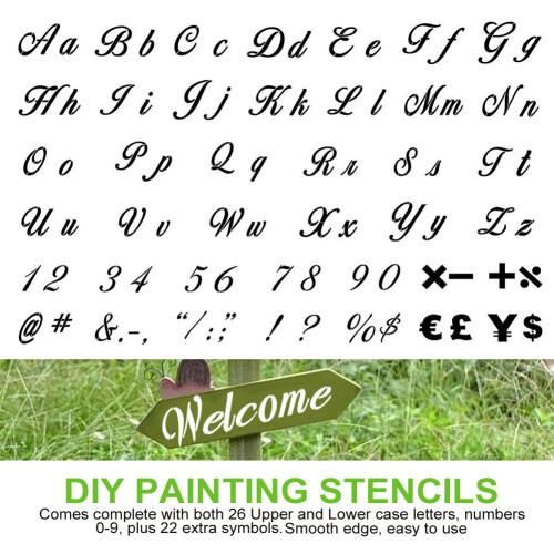 Σιδερένια γράμματα για DIY έργα, πτυσσόμενη βάση τηλεφώνου για ευρεία εφαρμογή σε 2