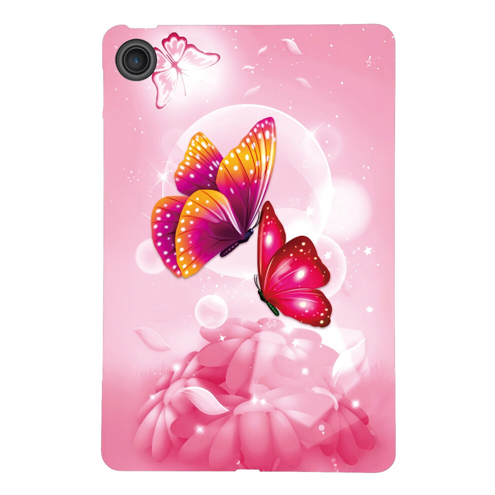 ( Butterfly) For Lenovo Tab 10.1 (2025) Tb311xu / Zhaoyang K10c Case Pattern Printing Slim Soft Tpu Tablet Cover Pink 6914288162104