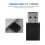 Ασύρματος προσαρμογέας WiFi USB διπλής ζώνης υψηλής ισχύος για επιτραπέζιο 6