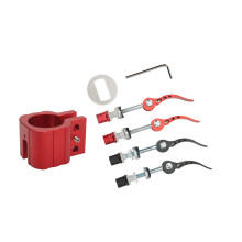 Lucchetto robusto per monopattino elettrico, morsetto pieghevole a barra verticale in lega di alluminio resistente alla corrosione, accessori per
