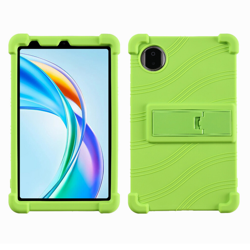 (Green) For Honor Pad X7 Case Adjustable Kickstand Silicone Tablet Protective Cover Green 6914288396431