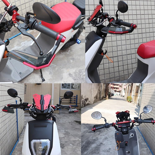Handguard For Piaggio MP3 300 400 500 Motorcycle Accessories Windshield Handle Guards Red 1