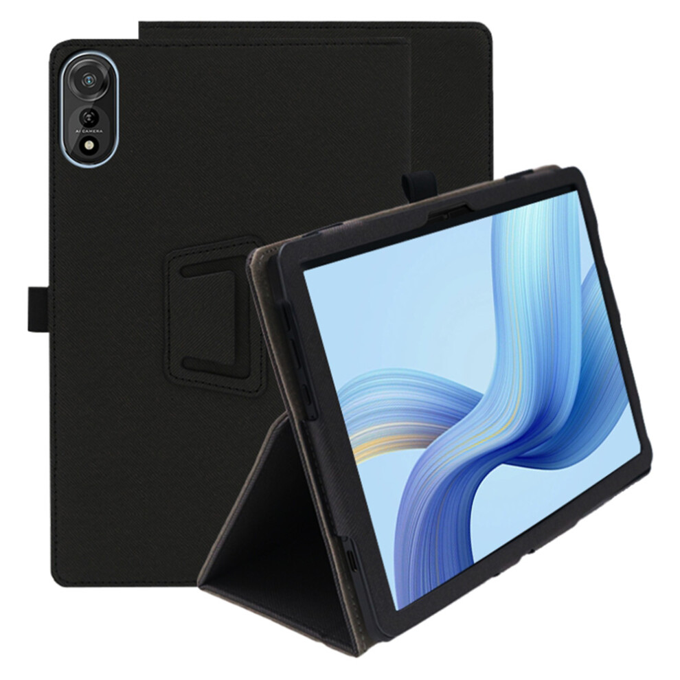 (Black) For View Mega 2 Case Stand Pu Leather Tablet Cover Built-In Hand Strap Black 6914280472072