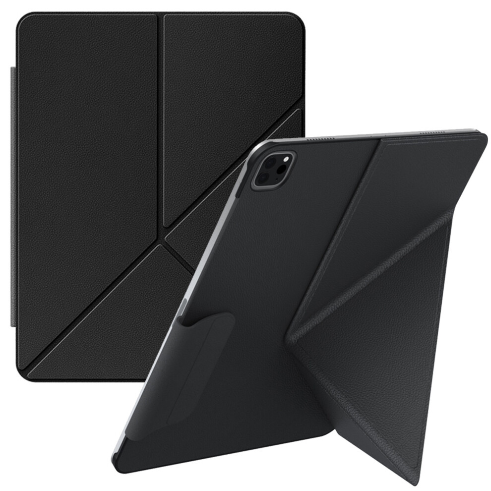 (Black) Minimalist 2 Smart Magnetic Folio Case For Ipad Air 11 (2025) / (2024) / Air (2022) / (2020) / Pro 11 (2022) / (2021) / Black 6914289024845