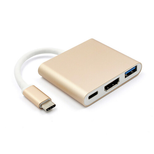 Προσαρμογέας USB C σε HDMI με θύρα φόρτισης Υψηλής ισχύος, γρήγορης σκλήρυνσης, 1