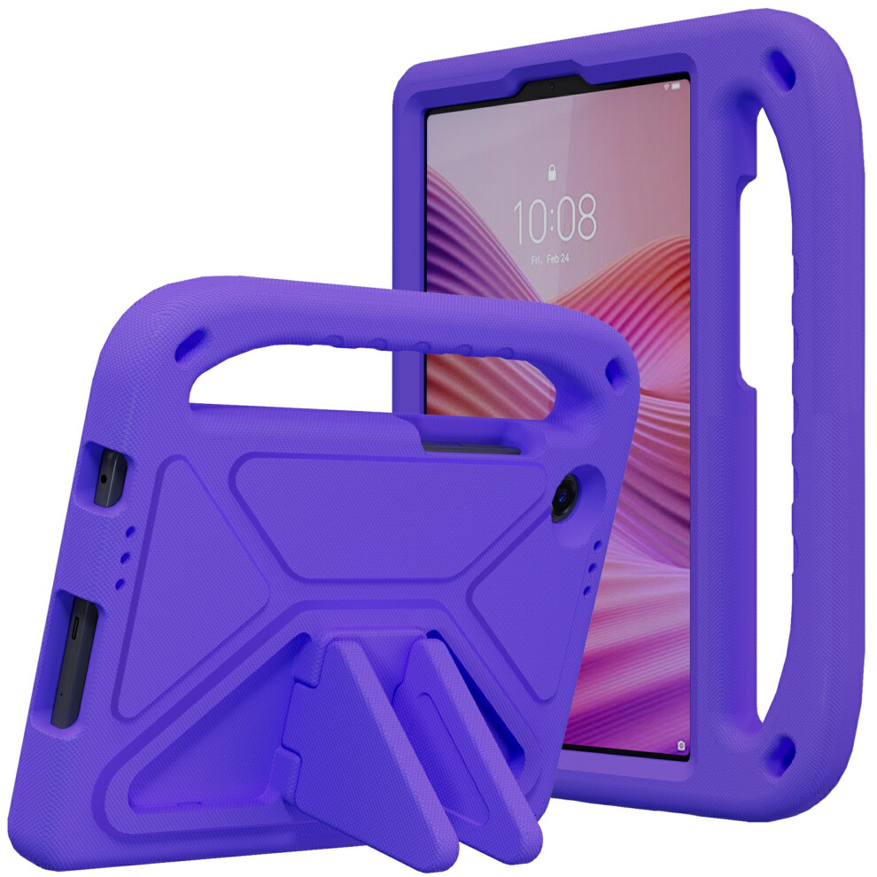 (Purple) For Lenovo Tab K9 / One Case Hand Grip Kickstand Tablet Eva Cover Purple 6914282041337