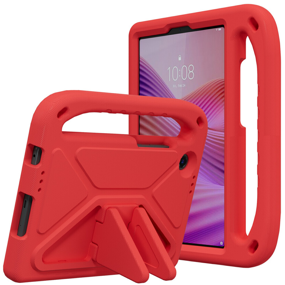 (Red) For Lenovo Tab K9 / One Case Hand Grip Kickstand Tablet Eva Cover Red 6914283120796