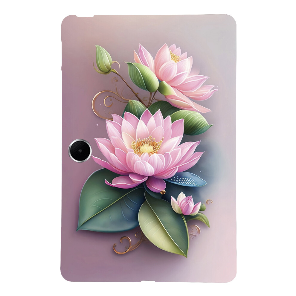 (Lotus) For Oneplus Pad Lite / Oppo Pad Se Case Pattern Printing Slim Soft Tpu Tablet Cover 6914289414325
