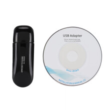 WLAN-USB-Adapter, Dualband-WLAN-Adapter für Laptops und Desktop-PCs, schnelle drahtlose Datenübertragung, kompatibel mit Windows und Linux,