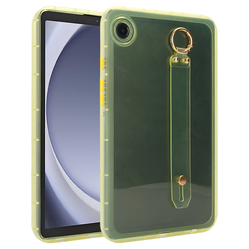 (Yellow) For Samsung Galaxy Tab A9 Case Shockproof Tpu Tablet Cover With Wristband Yellow 6914282025283