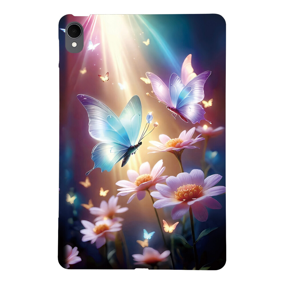 (Butterfly Floral) For Samsung Galaxy Tab S11 Case Pattern Printing Slim Soft Tpu Tablet Cover 6914282960638
