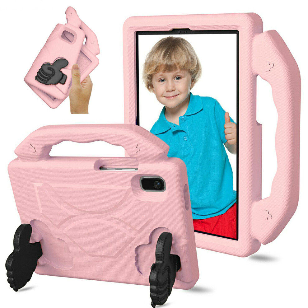 (Pink) For Lenovo Tab M9 Case Ultra-Soft Eva Thumb Kickstand Tablet Cover Pink 6914284975753