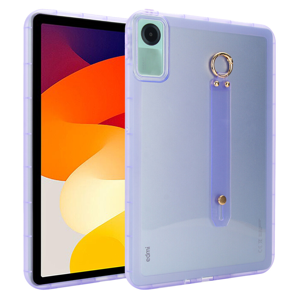 (Purple) For Xiaomi Redmi Pad Se Case Shockproof Tpu Tablet Cover With Wristband Purple 6914287657182