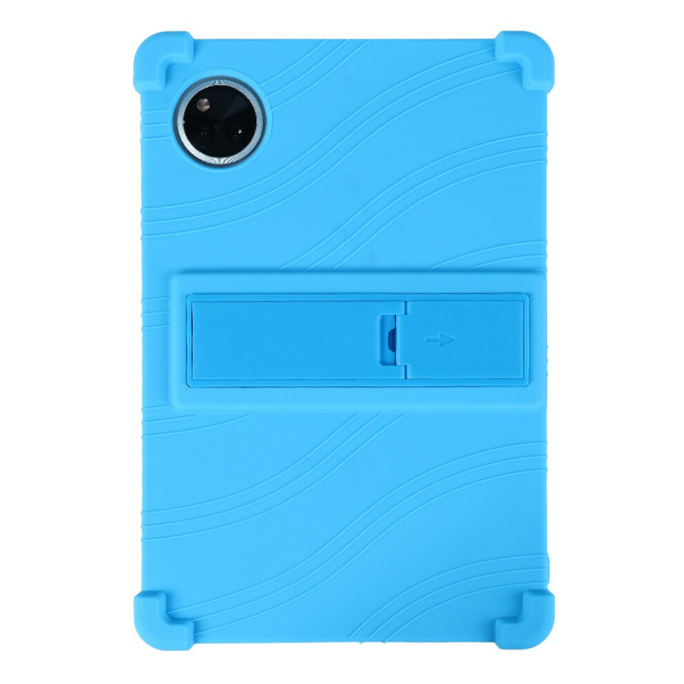 (Baby ) For Doogee Tab A9+ / Tab A9 Pro+ Case Adjustable Kickstand Silicone Tablet Protective Cover Blue 6914284884826