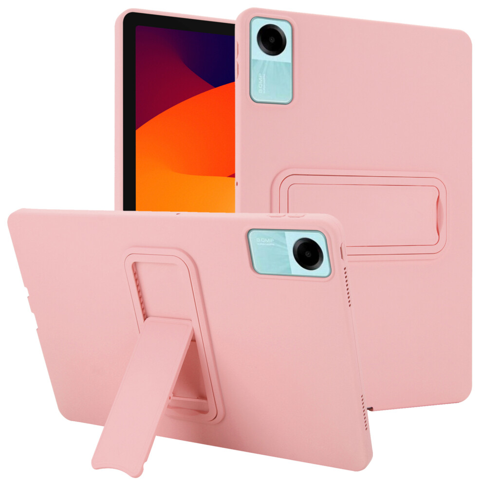 (Pink) For Xiaomi Redmi Pad Se Case Tpu + Pc Skin-Friendly Kickstand Tablet Cover Pink 6914284797362