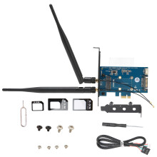Προσαρμογέας WiFi διπλής ζώνης Qualcomm Atheros για σταθερή σύνδεση, ο προσαρμογέας Mini PCIE