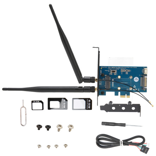 Προσαρμογέας WiFi διπλής ζώνης Qualcomm Atheros για σταθερή σύνδεση, ο προσαρμογέας Mini PCIE