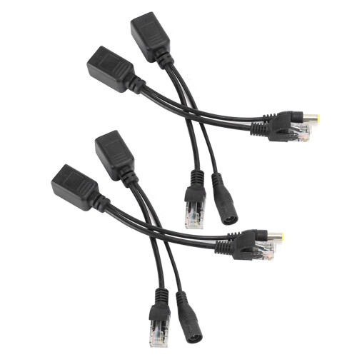 Αποδοτικό κιτ τροφοδοσίας μέσω Ethernet, παθητικός εγχυτήρας PoE που μετατρέπει 1