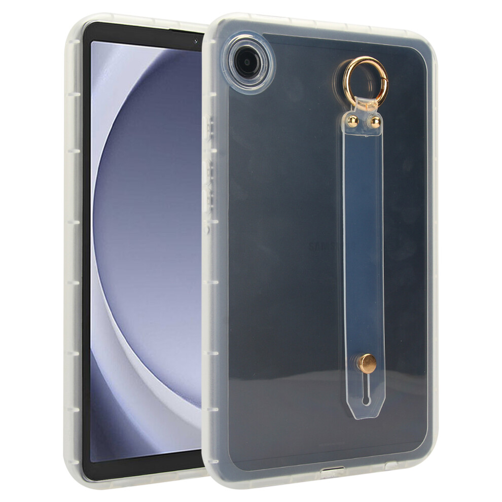 (Transparent) For Samsung Galaxy Tab A9 Case Shockproof Tpu Tablet Cover With Wristband 6914283497799