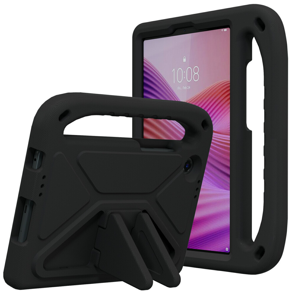 (Black) For Lenovo Tab K9 / One Case Hand Grip Kickstand Tablet Eva Cover Black 6914284938215