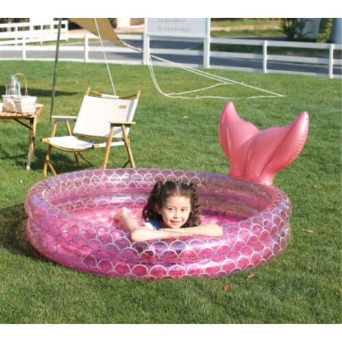 Paddling Pool Inflatable Swimming Pool Pink 147x73cm Multiple Sizes Available 1