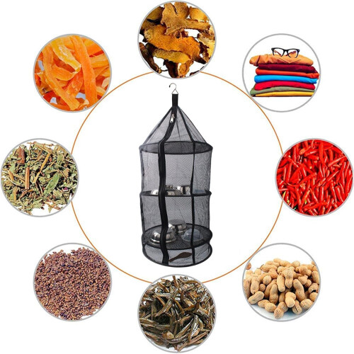 Vegetable Drying Rack Portable Foldable Mesh Drying Trays For Small Batch Dehydration, Home Kitchen Supplies 2