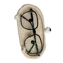 Animal Themed Crocheted Glasses Case Soft Handcrafted-style G