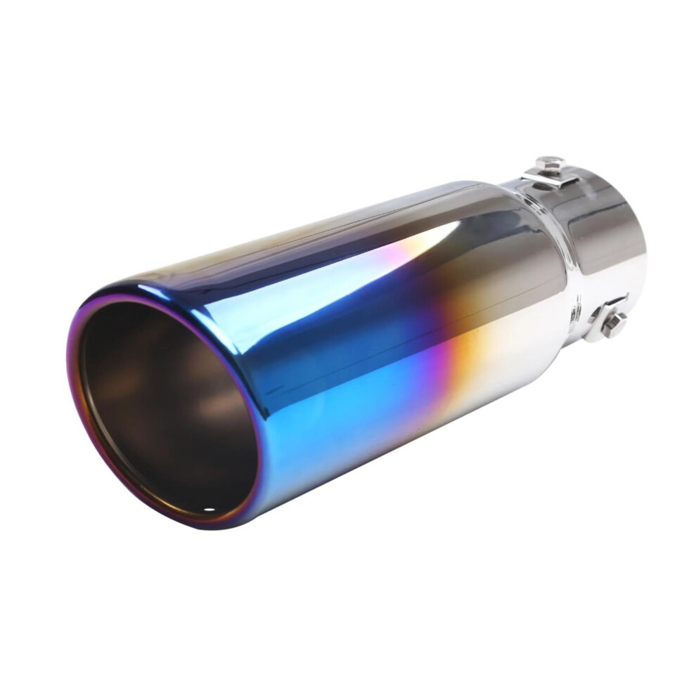 Hub Bore Universal Exhaust Tip 1.52.5 Inlet, 3 Outlet, 8.5In Bolton, Fits 1.752.5In Tailpipes, Clamps/Adapters 9365049251822