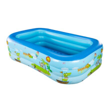Paddling Pool Family Inflatable Pool Blue and Pink 100x60x50 cm Multiple Sizes