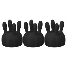 3 Pieces Boxed Milk Diverters 3D Printed PETG Caps for-Black