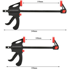 Kit completo di guida per trapano ad angolo di 15 per la lavorazione del legno, kit di dime per fori a tasca resistenti per uso professionale,