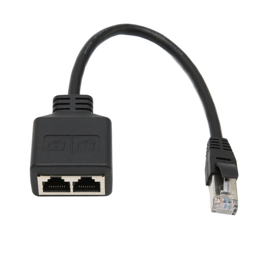 Προσαρμογέας δικτύου Rj45, καλώδιο τύπου Ethernet Y για DSL υψηλής ταχύτητας, καλώδιο 2