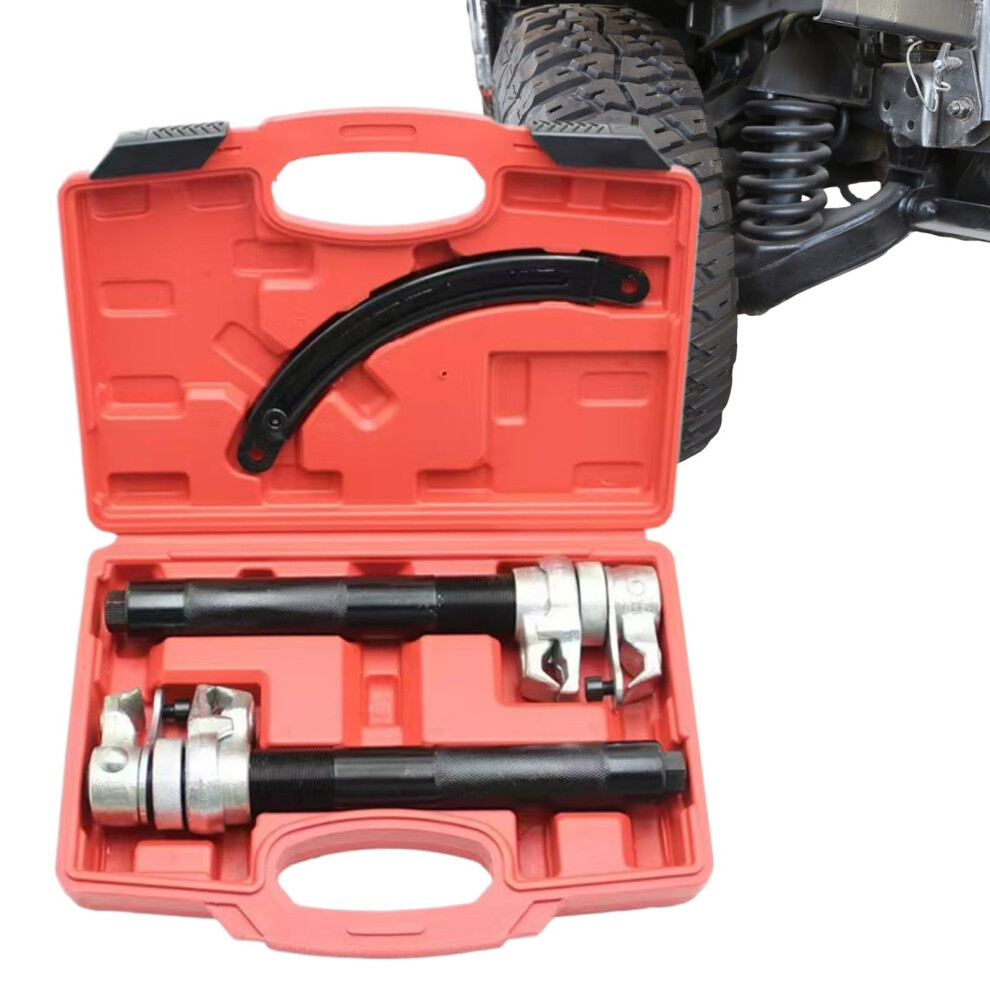 Car Spring Compressor Tool Safetylocked Kit For Engine Parts, Brake Steering Valve Forks Compatible For Cars And Trucks 9365049252102