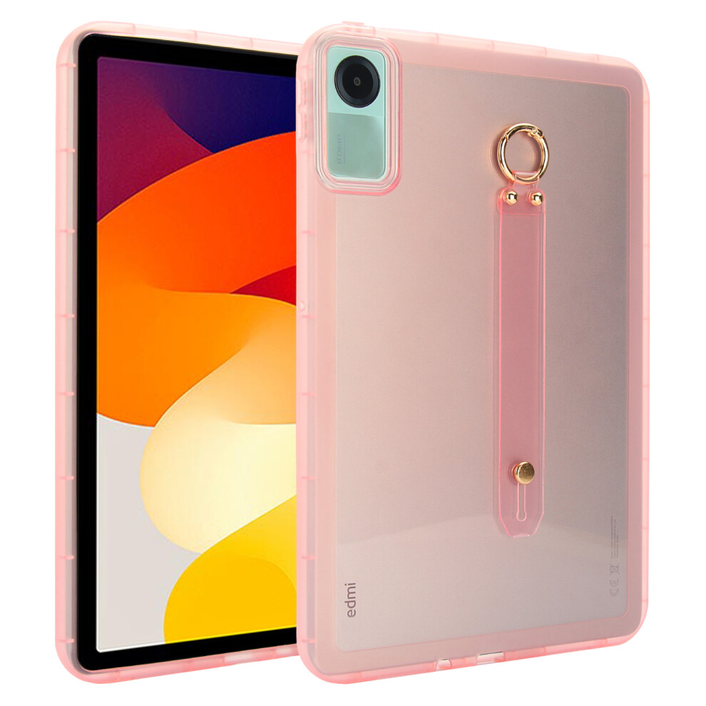 (Pink) For Xiaomi Redmi Pad Se Case Shockproof Tpu Tablet Cover With Wristband Pink 6914281437414