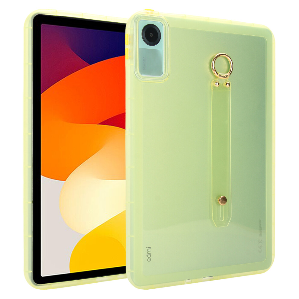 (Yellow) For Xiaomi Redmi Pad Se Case Shockproof Tpu Tablet Cover With Wristband Yellow 6914286181541