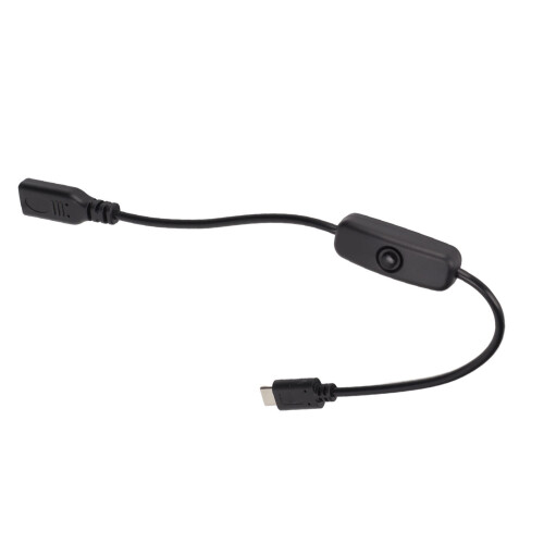 Καλώδιο επέκτασης διακόπτη τροφοδοσίας USB C αρσενικό σε θηλυκό με κουμπί 2
